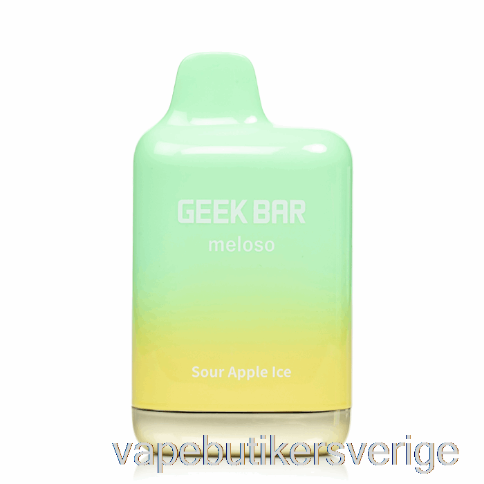 Vape Sverige Geek Bar Meloso Max 9000 Engångs Sur äppelis